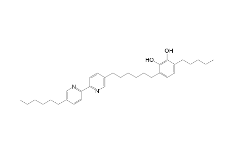5-[6-(2,3-dihydroxy-4-pentylphenyl)hexyl]-5'-hexyl-2,2'-bipyridine