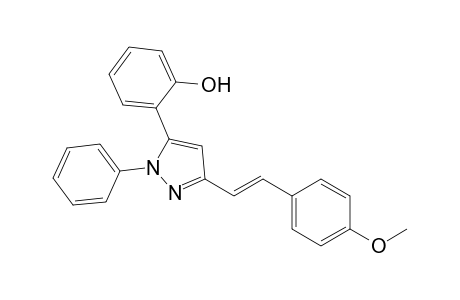 5-(2-Hydroxyphenyl)-1-phenyl-3-(4-methoxystyryl)pyrazole