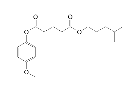 Glutaric acid, isohexyl 4-methoxyphenyl ester