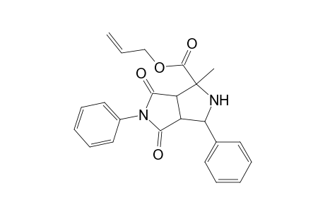 Pyrrolo[3,4-c]pyrrole-1-carboxylic acid, octahydro-1-methyl-4,6-dioxo-3,5-diphenyl-, 2-propenyl ester, (1.alpha.,3.alpha.,3a.beta.,6a.beta.)-(.+-.)-