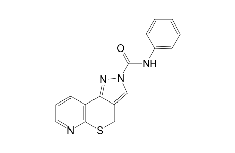 2-[(Phenylamino)carbonyl]-{pyrido[2,3-b]thiopyrano[4,3-c]pyrazole}