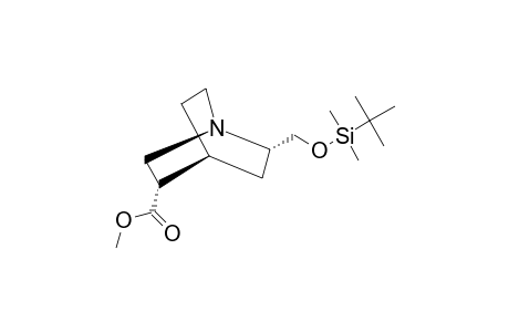 (1S,2S,4S,5R)-2-(TERT.-BUTYLDIMETHYLSILYLOXY)-1-AZABICYCLO-[2.2.2]-OCTANE-5-CARBOXYLIC-ACID-METHYLESTER