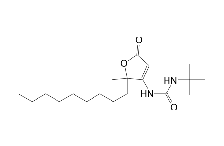 Urea, N-(2,5-dihydro-2-methyl-2-nonyl-5-oxo-3-furanyl)-N'-(1,1-dimethylethyl)-