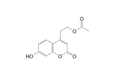 Acetic acid 2-(7-hydroxy-2-oxo-2H-chromen-4-yl)-ethyl ester