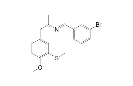 1-(3-Bromophenyl)-N-(1-[4-methoxy-3-methylthiophenyl]propan-2-yl)methanimine