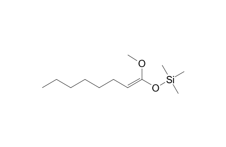 (E)-1-(Trimethylsiloxy)-1-methoxy-1-octene
