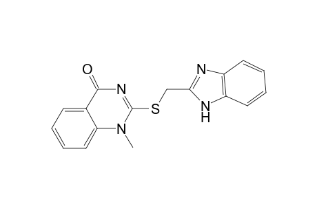 2-[(1H-Benzimidazol-2-ylmethyl)sulfanyl]-1-methyl-4(1H)-quinazolinone