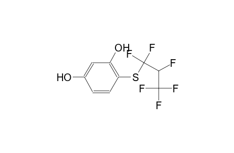 4-(1,1,2,3,3,3-Hexafluoro-propylsulfanyl)-benzene-1,3-diol