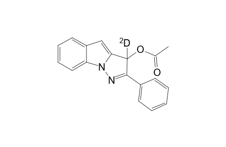 3-Acetoxy-2-phenyl-[3-2H]-3H-pyrazolo[1,5-a]indole