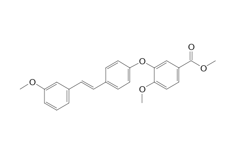 4-[2'-(3"-Methoxyphenyl)ethenyl]-2'-methoxy-5'-(methoxycarbonyl)-diphenyl Ether