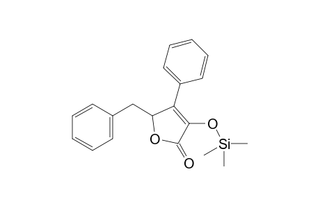 2-benzyl-3-phenyl-4-trimethylsilyloxy-2H-furan-5-one