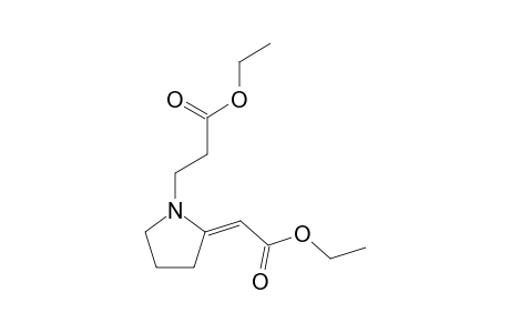 Ethyl 3-[(2E)-2-(2-ethoxy-2-oxoethylidene)pyrrolidinyl]propanoate