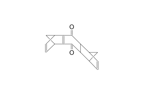 endo, syn-Pentacyclo(10.2.1.1/5,8/.O/2,11/.0/4,9/)hexadeca-2(11),6,13-trien-3,10-dione