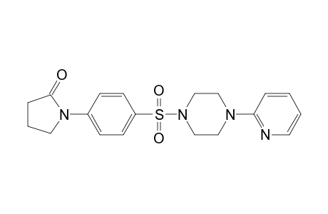 1-(4-{[4-(2-pyridinyl)-1-piperazinyl]sulfonyl}phenyl)-2-pyrrolidinone