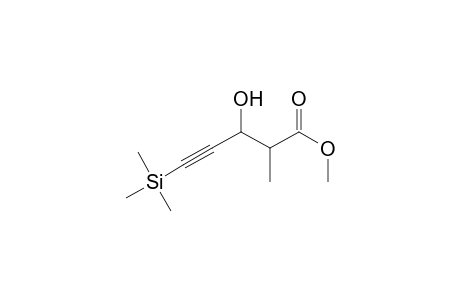 (R*,R*) and (R*,S*)-Methyl 3-Hydroxy-2-methyl-5-trimethylsilylpent-4-ynoate