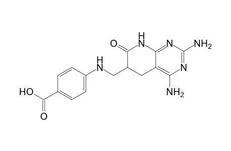 4-[(2,4-diamino-7-keto-6,8-dihydro-5H-pyrido[2,3-d]pyrimidin-6-yl)methylamino]benzoic acid