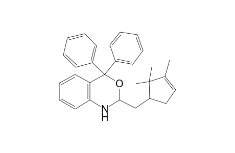 4,4-Diphenyl-2-[(2,2,3-trimethyl-1-cyclopent-3-enyl)methyl]-1,2-dihydro-3,1-benzoxazine