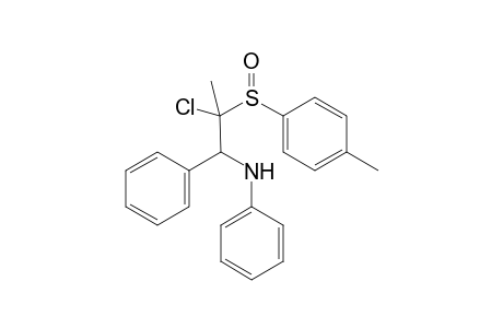 2-Chloro-1-(phenylamino)-1-phenyl-2-(p-tolylsulfoxo)-propane