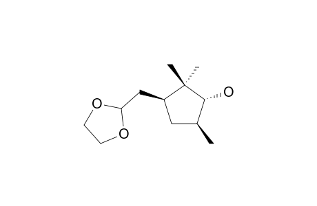 (1R,3S,4R)-2-((3-HYDROXY-2,2,4-TRIMETHYL-CYCLOPENTYL)-METHYL)-1,3-DIOXOLAN