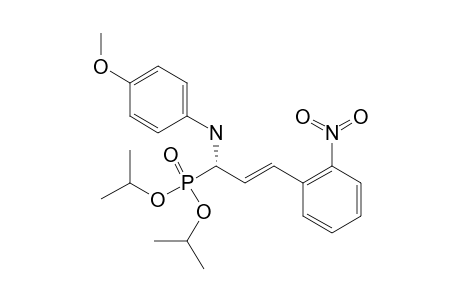 DIISOPROPYL-1-[N-(4-METHOXYPHENYL)-AMINO]-3-(2-NITROPHENYL)-2-PROPENYLPHOSPHONATE