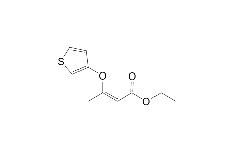(Z)-ethyl 3-(thiophen-3-yloxy)but-2-enoate