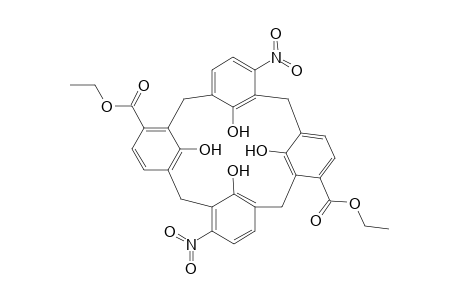Pentacyclo[19.3.1.13,7.19,13.115,19]octacosa-1(25),3,5,7(28),9,11,13(27),15,17,19(26),21,23-dodecaene-5,17-dicarboxylic acid, 25,26,27,28-tetrahydroxy-11,23-dinitro-, diethyl ester, stereoisomer