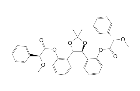 2,2'-[(4S,5S)-2,2-Dimethyl-1,3-dioxolane-4,5-diyl]diphenyl bis[(S)-2-methoxy-2-phenylacetate]