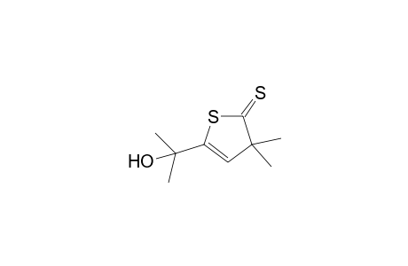 3,3-Dimethyl-5-(2-oxidanylpropan-2-yl)thiophene-2-thione