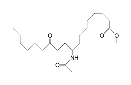 9-Acetamido-12-oxo-octadecanoic acid, methyl ester