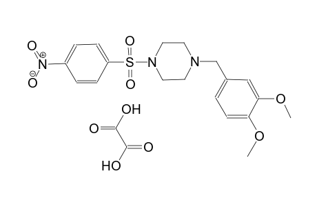 1-(3,4-dimethoxybenzyl)-4-((4-nitrophenyl)sulfonyl)piperazine oxalate