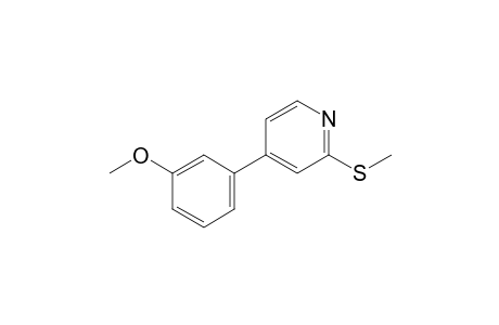 4-(3-Methoxyphenyl)-2-methylthiopyridine