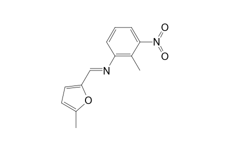 2-Methyl-N-[(E)-(5-methyl-2-furyl)methylidene]-3-nitroaniline