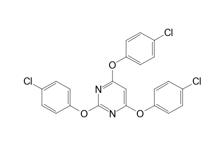 2,4,6-tris(4-chloranylphenoxy)pyrimidine