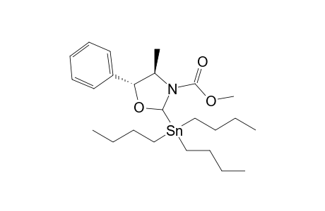 (2R,4R,5R)-4-methyl-5-phenyl-2-tributylstannyl-3-oxazolidinecarboxylic acid methyl ester