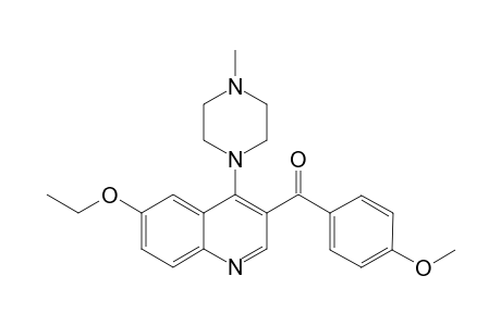 Methanone, [6-ethoxy-4-(4-methyl-1-piperazinyl)-3-quinolinyl](4-methoxyphenyl)-
