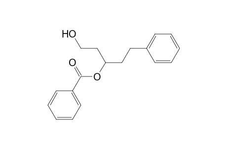 1-Hydroxy-5-phenylpentan-3-yl benzoate