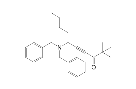 6-(Dibenzylamino)-2,2-dimethyldec-4-yn-3-one