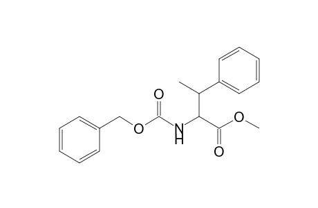 Methyl 2-[(benzyloxycarbonyl)amino]-3-phenylbutyrate