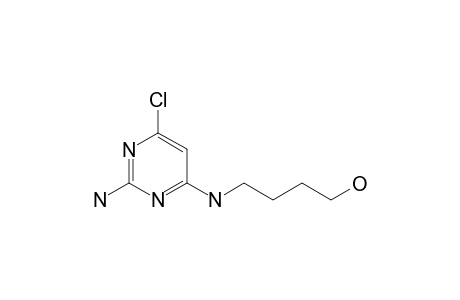 4-[(2-amino-6-chloropyrimidin-4-yl)amino]butan-1-ol