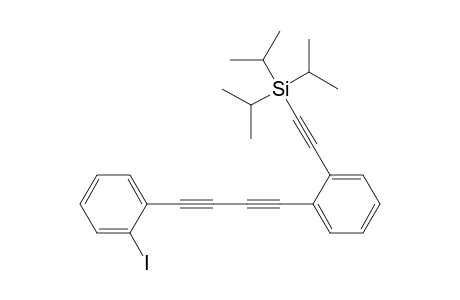 1-[4-(2-iodophenyl)-1,3-butadiynyl]-2-(triisopropylsilylethynyl)benzene