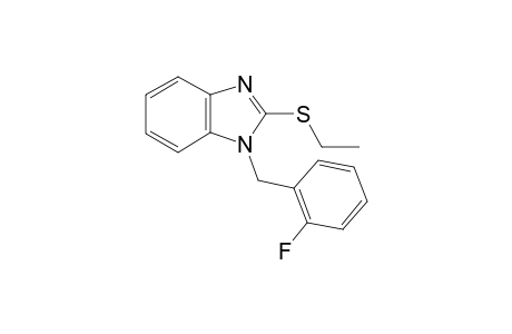 2-(Ethylsulfanyl)-1-(2-fluorobenzyl)-1H-benzimidazole