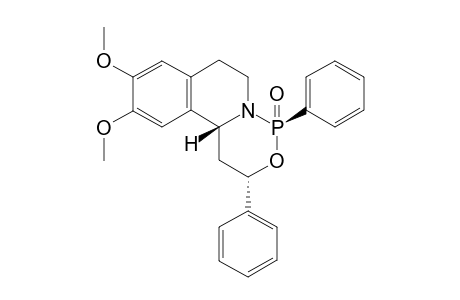 (2S,4R,11bR)-9,10-dimethoxy-2,4-diphenyl-2,6,7,11b-tetrahydro-1H-[1,3,2]oxazaphosphinino[4,3-a]isoquinoline 4-oxide