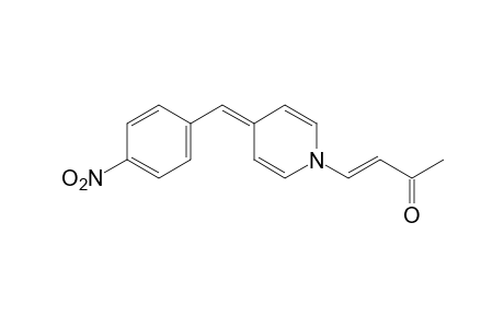 trans-4-[1,4-dihydro-4-(p-nitrobenzylidene)-1-pyridyl]-3-buten-2-one