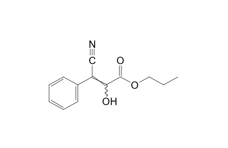 beta-CYANO-alpha-HYDROXYCINNAMIC ACID, PROPYL ESTER