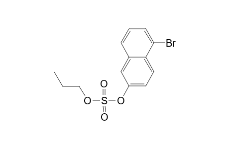 Sulfuric acid, 5-bromo-2-naphthalenyl propyl ester