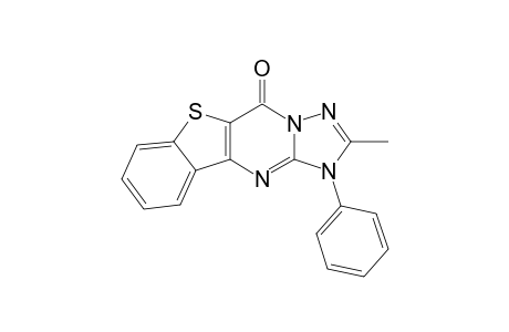 2-Methyl-1-phenyl-benzo[4,5]thieno[3,2-d][1,2,4]triazolo-[1,5-a]pyrimidin-5(1H)-one