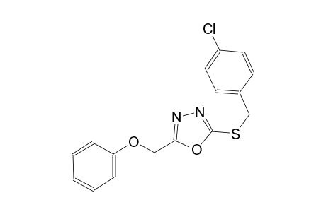 {5-[(4-chlorobenzyl)sulfanyl]-1,3,4-oxadiazol-2-yl}methyl phenyl ether