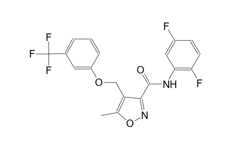 N-(2,5-difluorophenyl)-5-methyl-4-{[3-(trifluoromethyl)phenoxy]methyl}-3-isoxazolecarboxamide