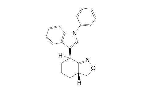 trans-3,3a,4,5,6,7-Hexahydro-7-(N-phenyl-3-indolyl)cyclohexa[c]isoxazole
