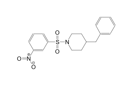 4-benzyl-1-[(3-nitrophenyl)sulfonyl]piperidine